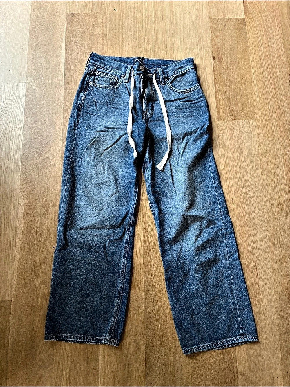 J.Crew Vintage Wide-Leg Jean Wide-Leg Jeans in Blue Waist 24 Like New